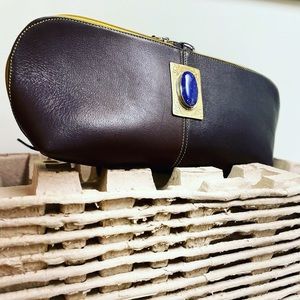 Unisex Italian leather NEW Vintage different piece of Art made as a BAG